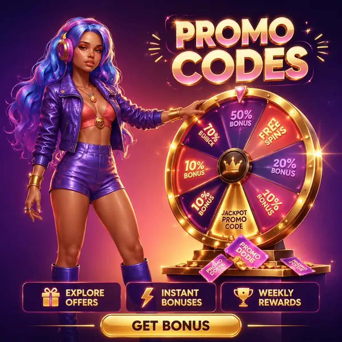 Ruota del codice promo che gira su Coolzino mentre il giocatore scopre offerte bonus nascoste