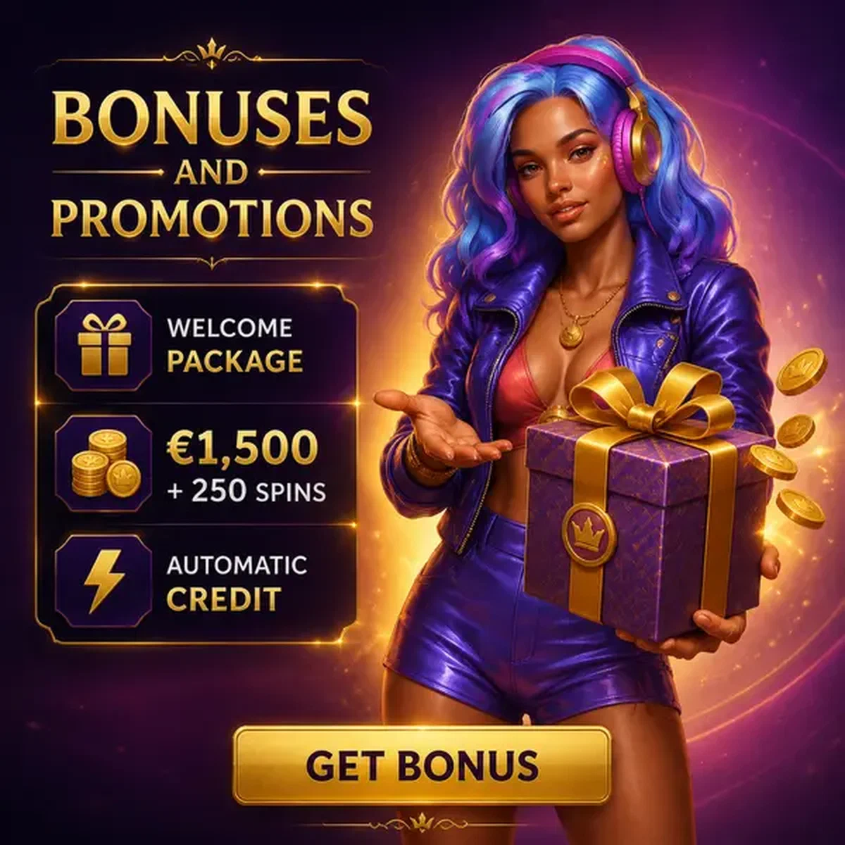 Giocatore che presenta il regalo del bonus di benvenuto al banco promozioni Coolzino Casino