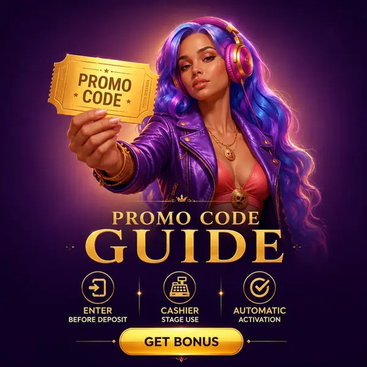 Voucher codice promo dorato tenuto trionfalmente al momento della rivelazione Coolzino